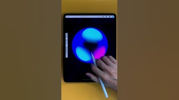 How to Create Bubbles in Procreate #Shorts