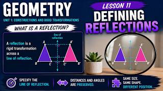 Geometry Unit 1 Lesson 11 Defining Reflections