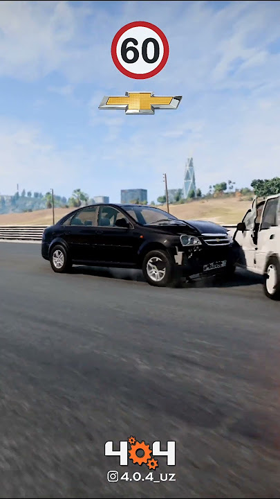 Chevrolet Lacetti vs Deawoo Nexia 2 crash test#chevrolet #lacetti #jentra #gentra #nexia2 #nexia