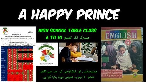 R#31|CLASS 6 ENGLISH|A HAPPY PRINCE|UNIT#13|FAROOQ FOUNDATION ONLINE SCHOOL