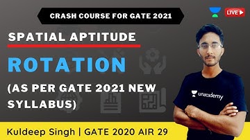 L 16 | Rotation | Spatial Aptitude | GATE & ESE 2021 | Kuldeep Singh, GATE 2020 AIR 29