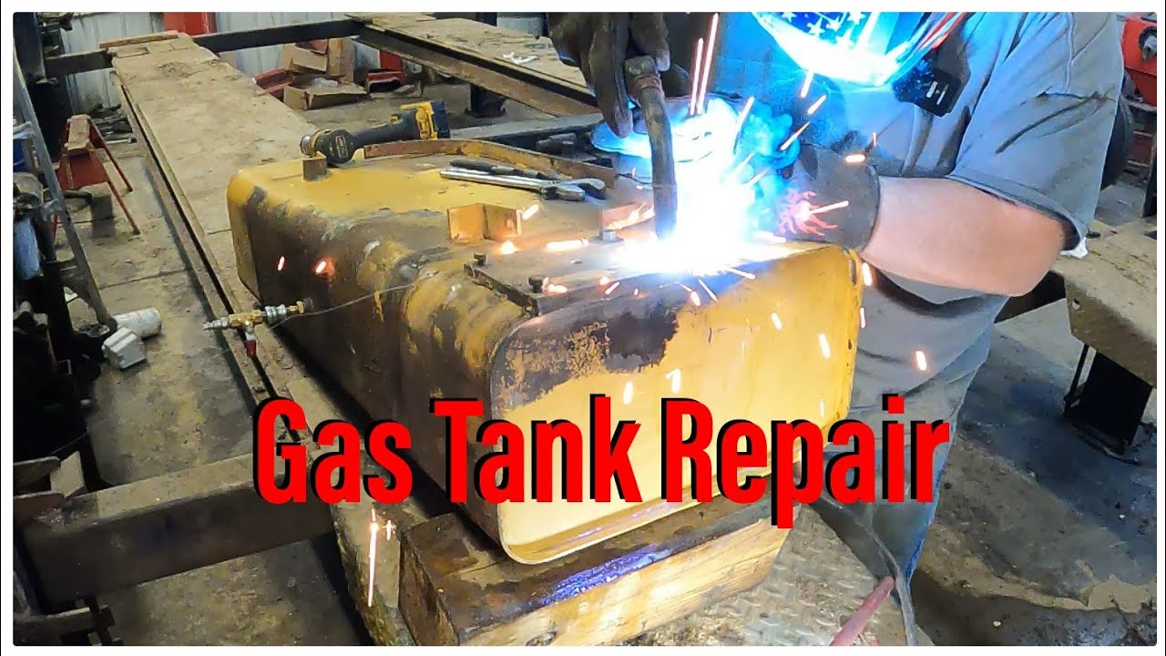Welding A Gas Tank, What Could Go Wrong? Allis Chalmers Model D Motor