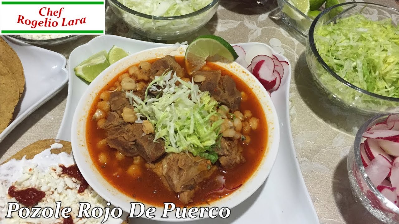 POZOLE BLANCO DE PUERCO, DELICIOSA RECETA! - YouTube