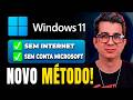 😱Como Instalar o Windows 11 SEM Internet e SEM Conta Microsoft (FÁCIL)