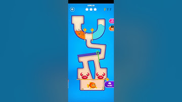 Save the fish level 63 gameplay  solution | Save the fish game by Timuz Games | save the fish game