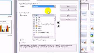 6 2 2 How to display and hide icons in toolbars in OpenOffice