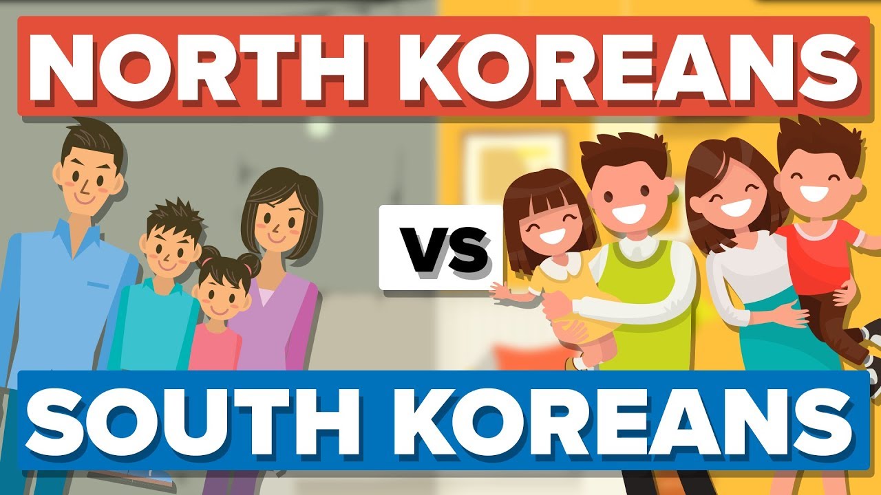 Average North Korean Vs The Average South Korean People Comparison 