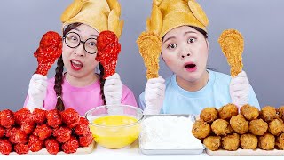 Gà Rán Thực Phẩm Cay Mukbang DONA