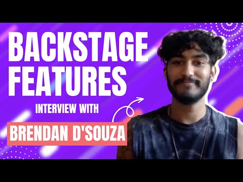 Brendan D'Souza Interview | Backstage Features with Gracie Lowes