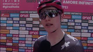 Michael Storer  Interview at the start  Stage 10  Giro d'Italia 2024