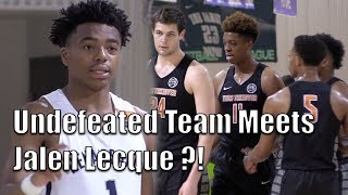 Jalen Lecque vs The #1 EYBL Team! NY Rens vs Team Takeover