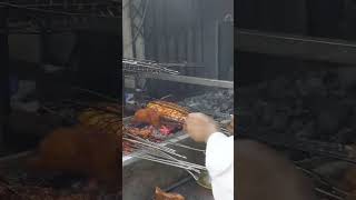 Fish Barbeque/ whole fish on grill #shorts