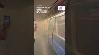 Passengers rush out of smoke-filled train car in New Jersey | GMA Integrated News