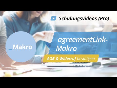 Schulungsvideo: Pro - agreementLink-Makro | onOffice Software