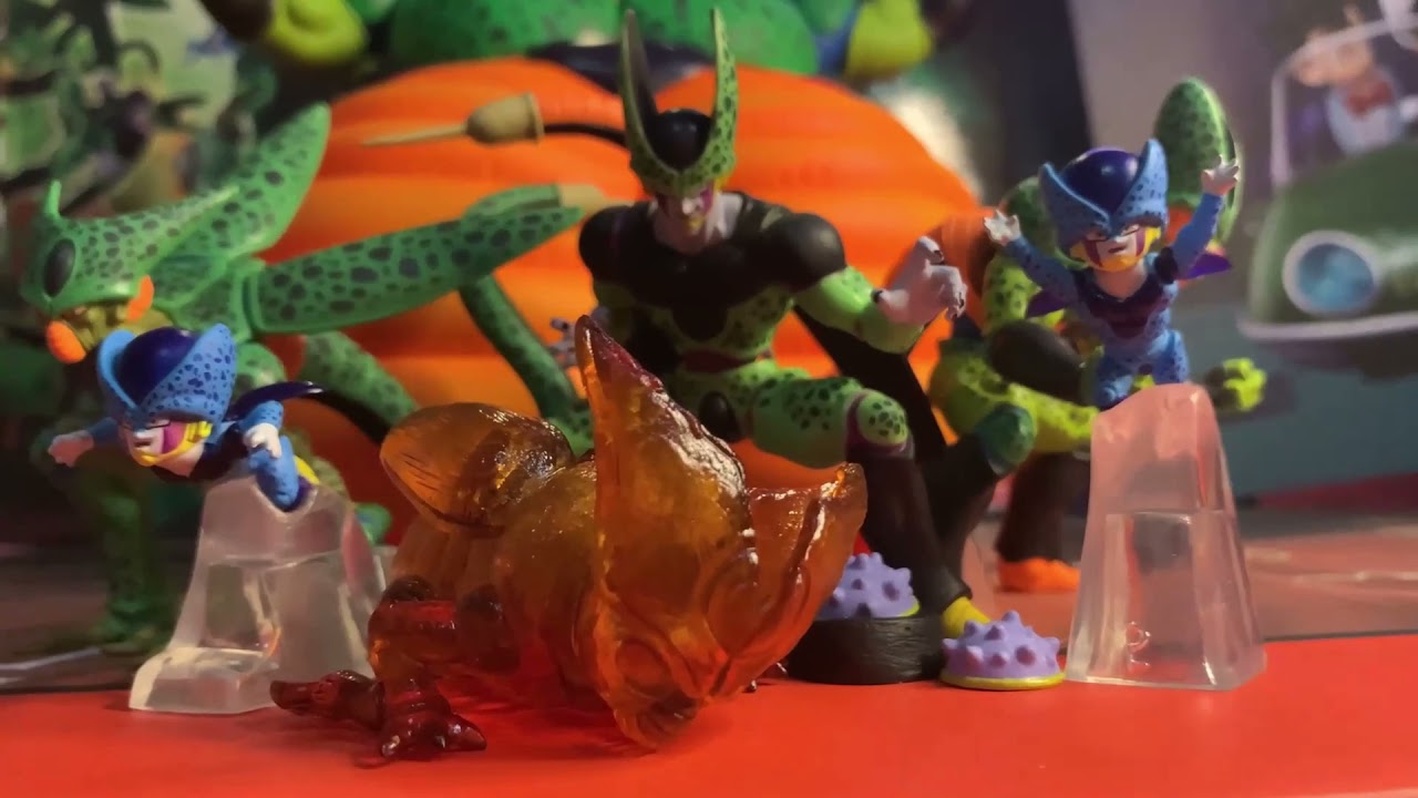 FULL REVIEW Premium P-Bandai Dragon Ball Z HIGH GRADE HG Cell Complete Exclusive Set HG七龙珠Ｚ 沙鲁 各形态套装