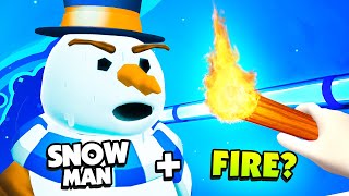 Melting A Weird Snow Man With Fire In Vr - Floor Plan Remaster