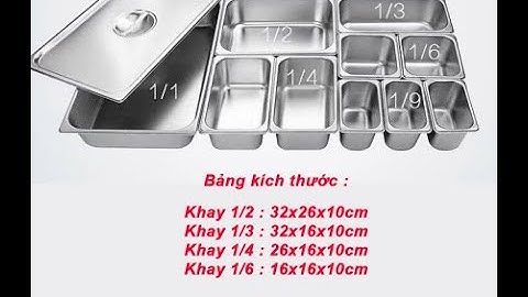Khay inox đựng topping, khay topping có nắp, khay inox