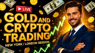 Crypto, Bitcoin, Forex Live Trading  Risk Management | Gold Live Analysis #goldlive #bitcoinlive