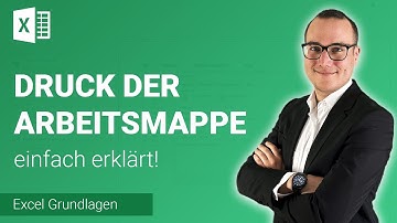 Arbeitsmappe drucken einfach erklärt | Lerne Microsoft Excel ✅