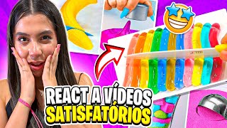 REAGINDO A VÍDEOS SATISFATÓRIOS ! Sarah de Araújo Games