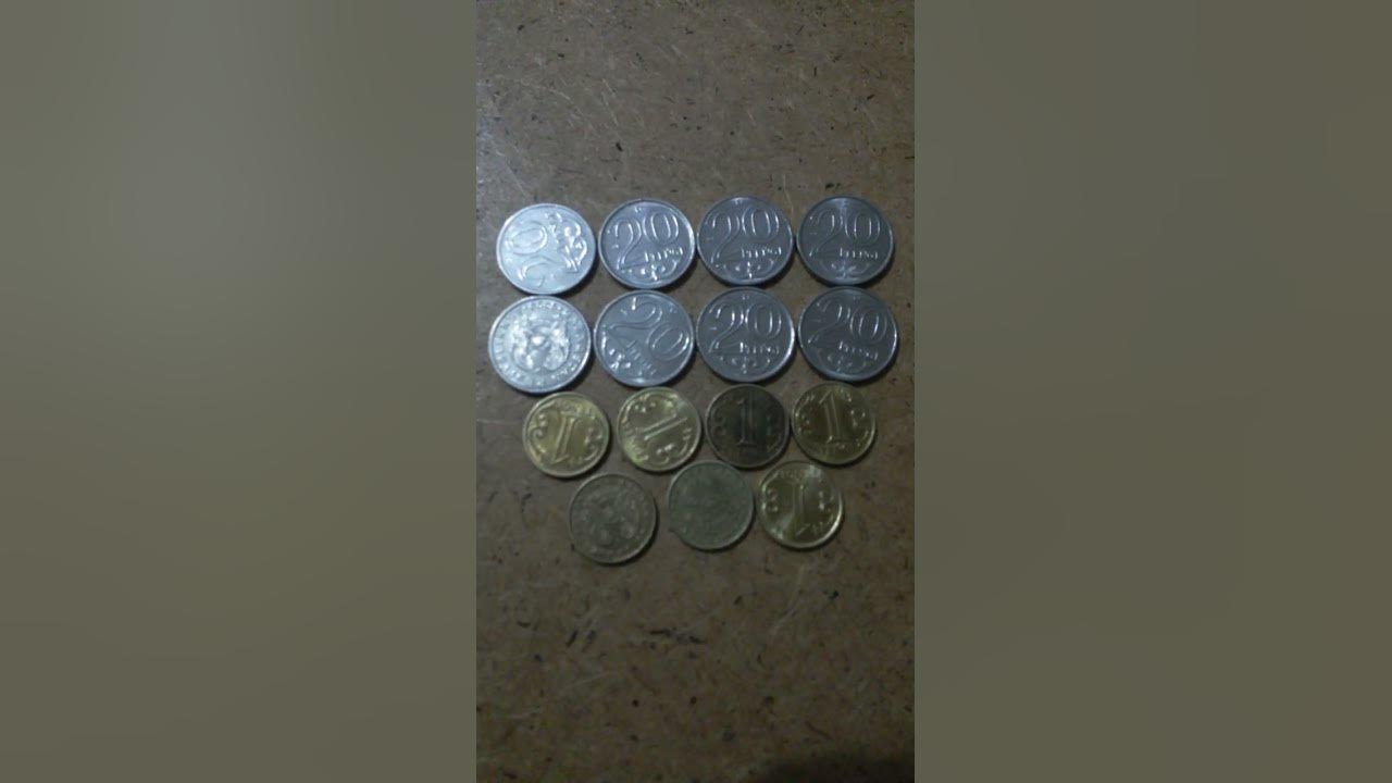 Всего восемь монет по 5. Монеты 6 и 7. Монетка 50 Зеро. У кассира 9 рублей монетами по 20 копеек и 15 копеек всего 50 монет. Uhfnbyu 50*3.