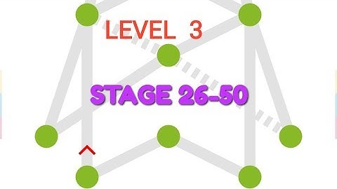 1 LINE:one stroke Puzzle game solution LEVEL 3 STAGE  26-50