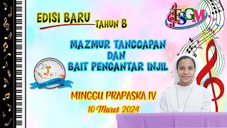 MAZMUR TANGGAPAN 10 MARET 2024. MINGGU PRAPASKAH IV. TAHUN B. EDISI BARU