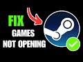 How To Fix Steam Games Not Launching or Opening (Windows)