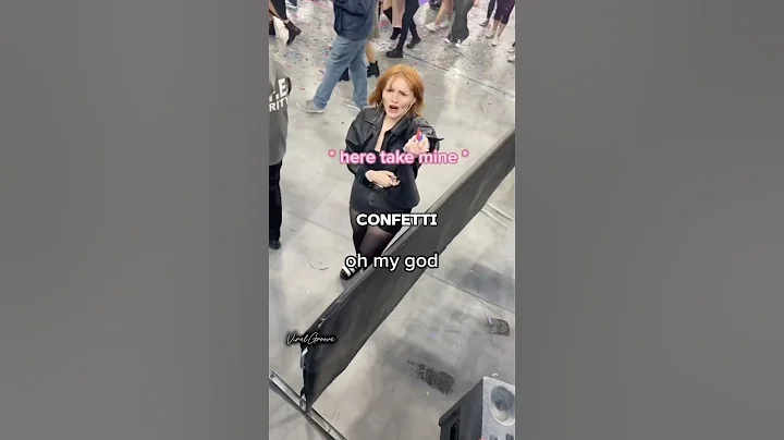 She Gave EVERY Taylor Swift Fan Confetti… and the Security Guard Went VIRAL 😳🎊❤️#taylorswift