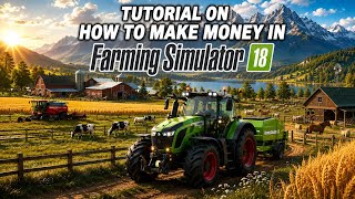 Tutorial on how to make money in Farming Simulator 18