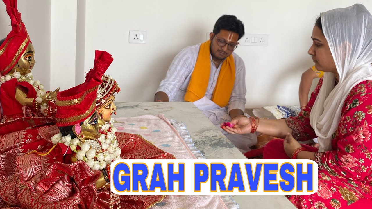 Shriji ke naye ghar VRINDAVAN me grah Pravesh #krishnadevotee7 #laddugopal #brajwas #vrindavandham