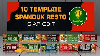 Download 10 design spanduk resto pecel lele vector corel draw x7