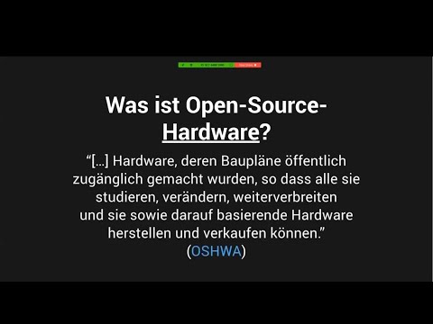 Webinar: Open Source Hardware, DIN SPEC 3105-1 und 3105-2, oho.wiki