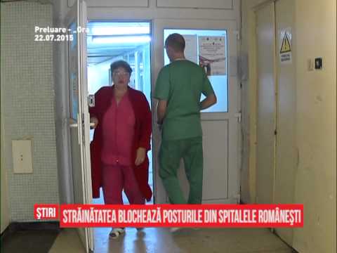 Străinătatea blochează posturile din spitalele românești