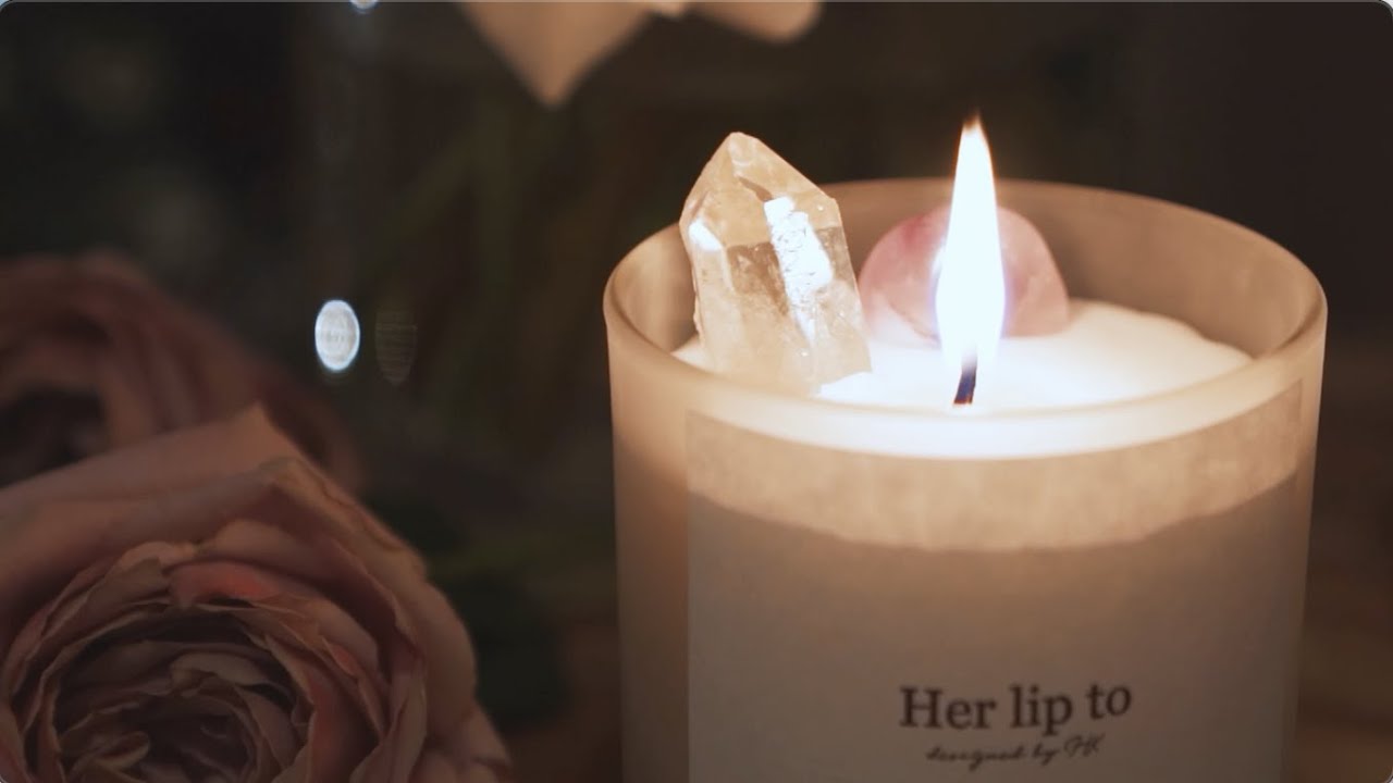 SELF LOVE CRYSTAL CANDLE - YouTube