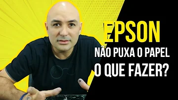 O que fazer quando a impressora não consegue puxar o papel?