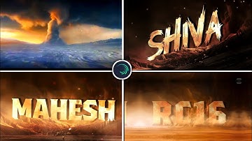 3D Trending Name Title Lyrical Video Editing in Alight Motion Instagram trending video editing app