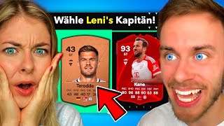 Ich baue das FUT-DRAFT meiner FREUNDIN LENI! 😂⚽️