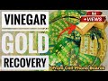 Gold Recovery Using Vinegar | White Vinegar Gold Recovery | Vinegar Gold Recovery from PCB