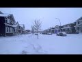 Calgary Alberta snow storm 2023