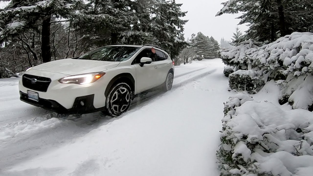 SUBARU AWD playing in SNOW STORM !!! - POV & ASMR Mix - YouTube