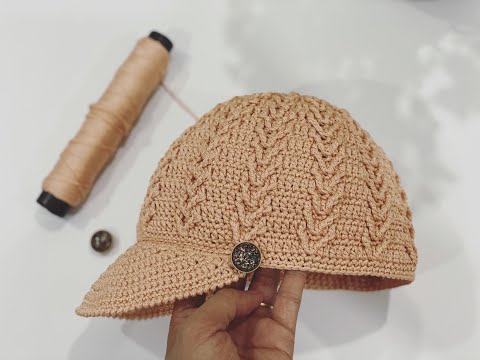 Crochet Cap - Hướng Dẫn Móc Nón Lưỡi Trai