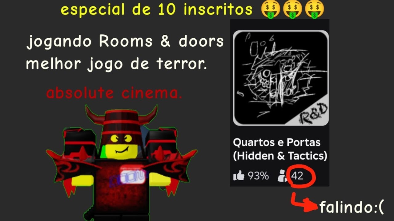 Doombringer jogando Rooms & Doors (ESPECIAL DE 10 INSCRITOS EBAAAA)