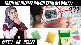 YAKIN?? Detox Foot Pads bisa mengeluarkan RACUN tubuh?K*NOK*??