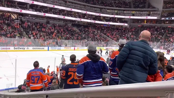 Last minute of Oilers 3-1 win vs the Islanders