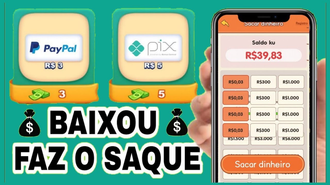 R$45,60 em 5 Minuto App de JOGO  PAGANDO DE VERDADE VIA PIX! Melhor JOGO Para GANHAR DINHEIRO