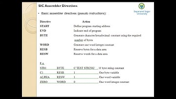 SIC Programming Examples Explained