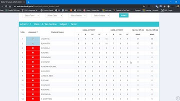 HOW TO COMPLETE CCE MARKS IN EMIS WEBSITE BY R.GOPINATH SG TEACHER THIRUVALLUR DISTRICT