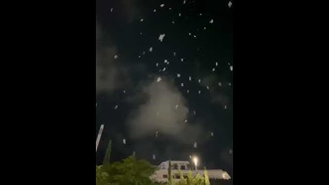 Cannabis rains down from drone delivery in Tel Aviv