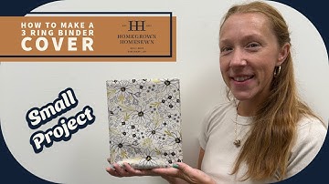 3 Ring Binder Cover Project